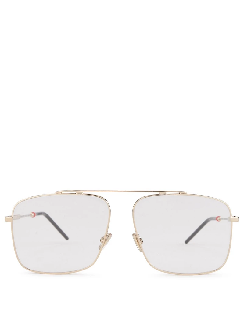 Dior0220 Square Aviator Optical Glasses