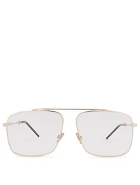 Dior0220 Square Aviator Optical Glasses