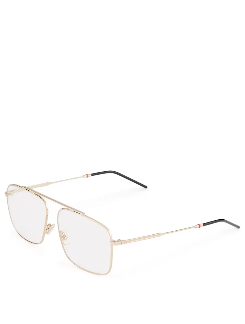 Dior0220 Square Aviator Optical Glasses