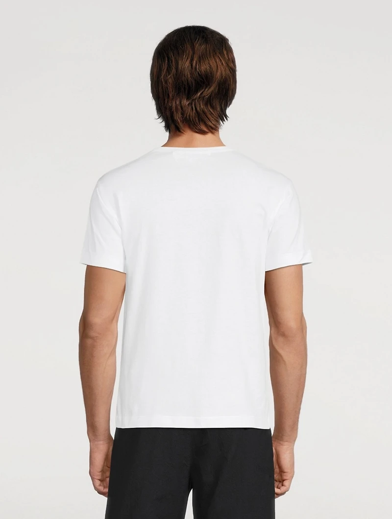 Polka Dot Heart Graphic T-Shirt