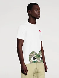 Camo Heart Hem T-Shirt