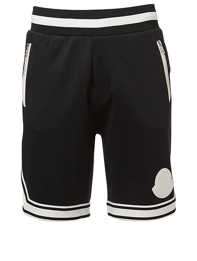Sweat Shorts With Stripe Trim
