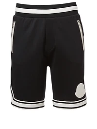 Sweat Shorts With Stripe Trim