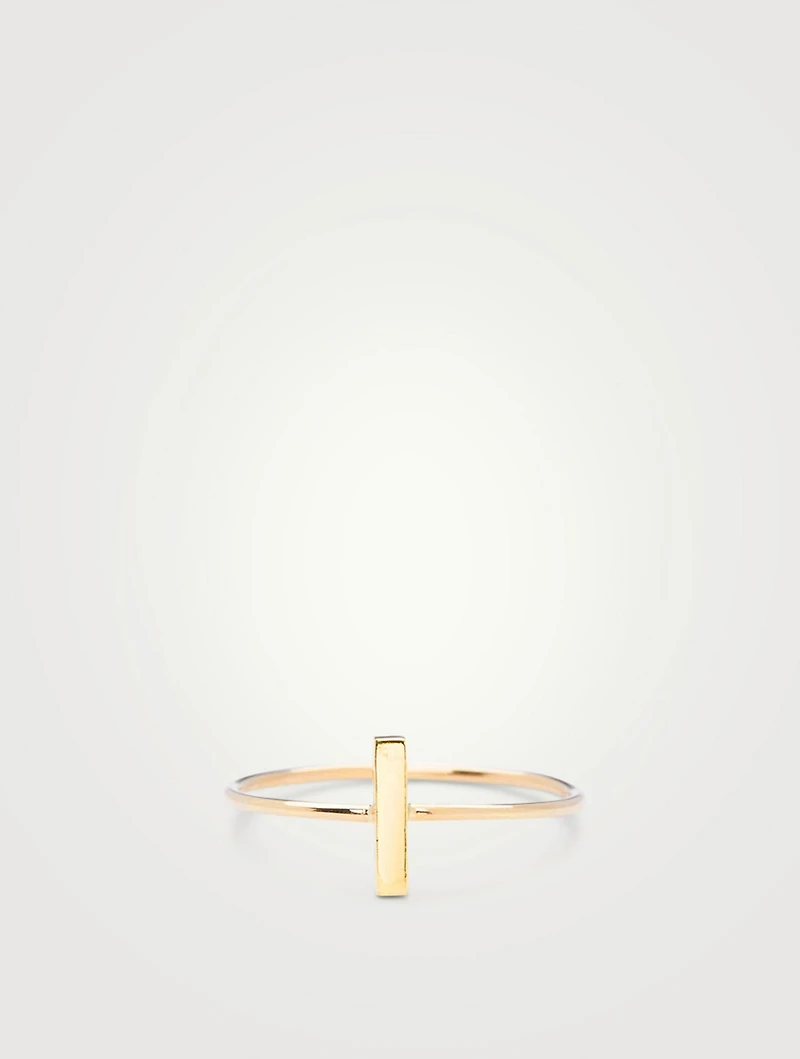 Gold Bar Ring