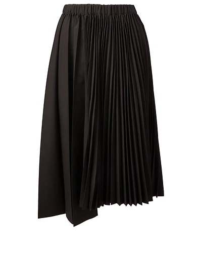 Pleated Midi Skirt