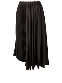 Pleated Midi Skirt