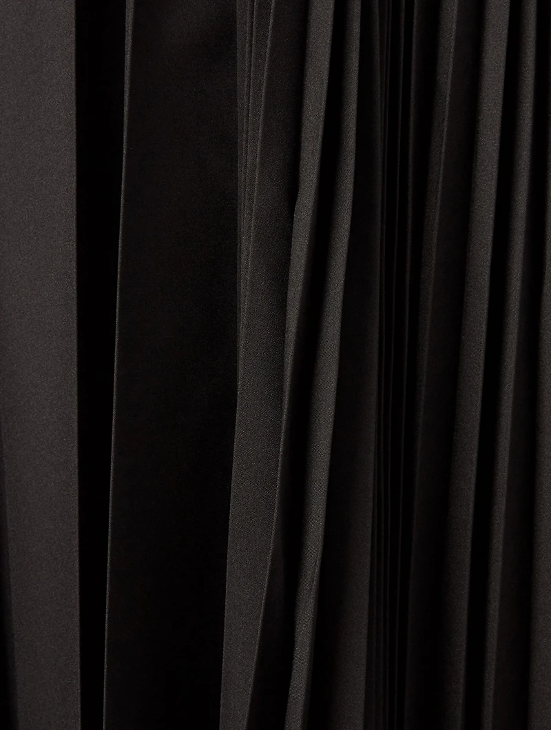 Pleated Midi Skirt