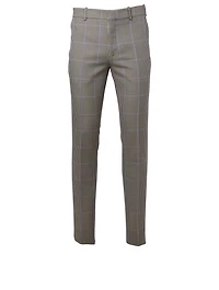 Panelled Pants Check