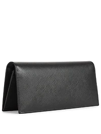 Saffiano Leather Logo Document Holder