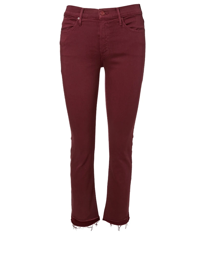Rascal Straight Ankle Jeans With Step Fray