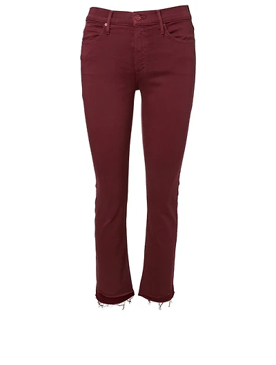 Rascal Straight Ankle Jeans With Step Fray