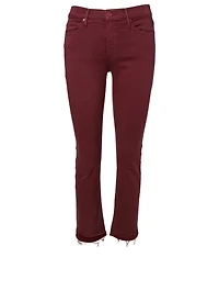 Rascal Straight Ankle Jeans With Step Fray
