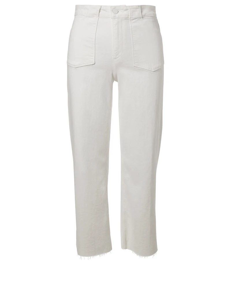 Nellie High-Rise Denim Culottes