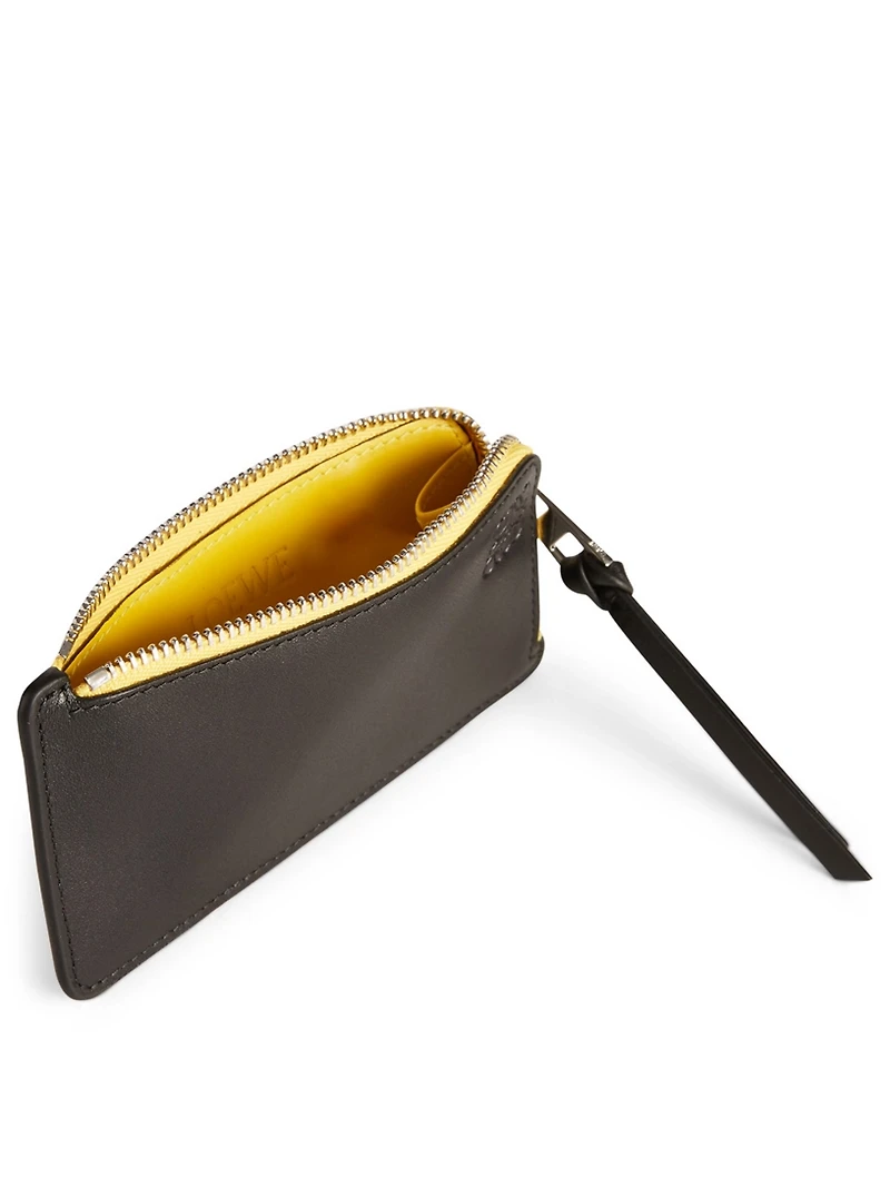 Rainbow Leather Card Holder