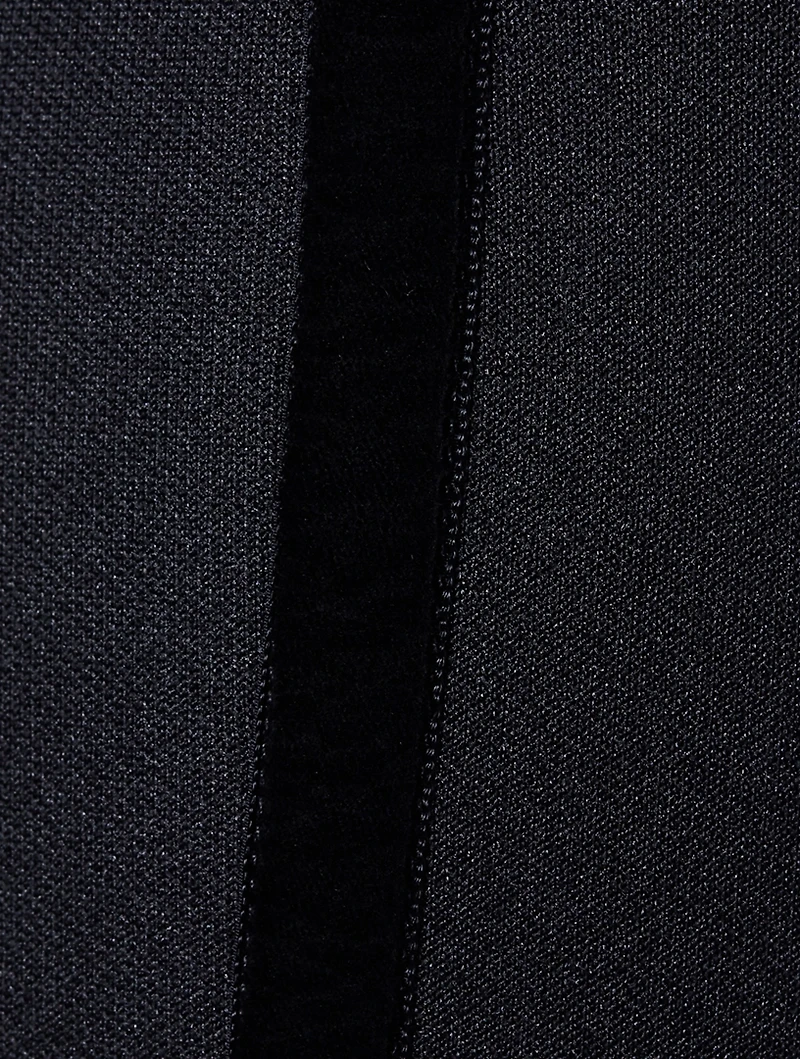 Velvet Cropped Flared Pants