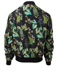 Dimos Reversible Bomber Jacket Tropical Print