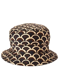Bucket Hat Logo Print