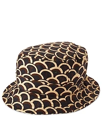 Bucket Hat Logo Print