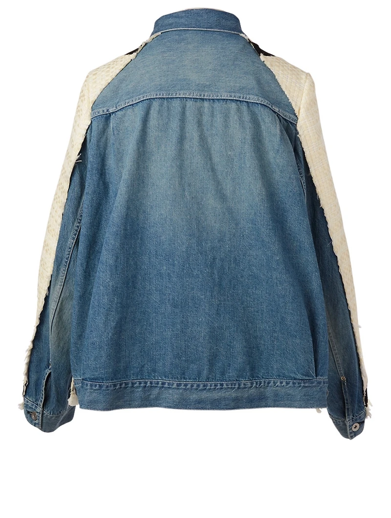 Summer Tweed Denim Jacket