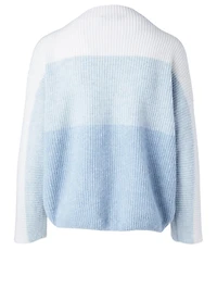 Cashmere Dégradé Colourblock Ribbed Sweater