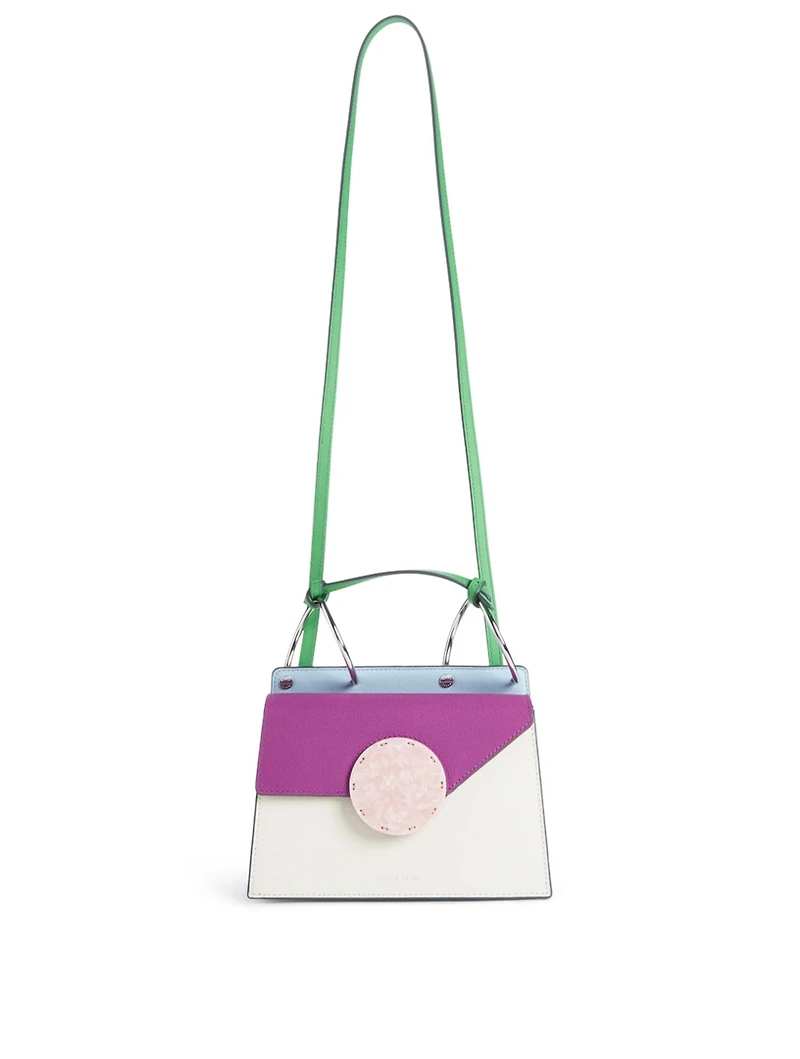 Phoebe Bis Leather Crossbody Bag