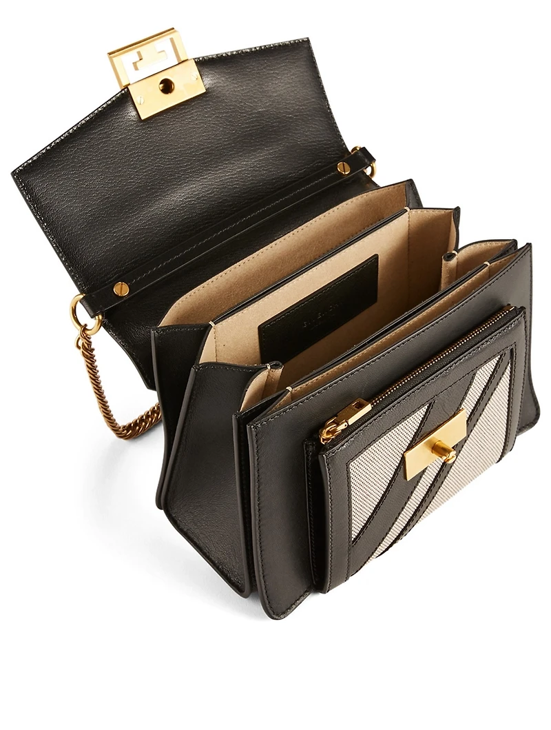 Small GV3 Leather Bag With Stripes