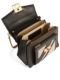 Small GV3 Leather Bag With Stripes