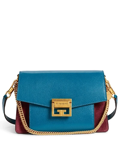 Small GV3 Leather And Suede Bag