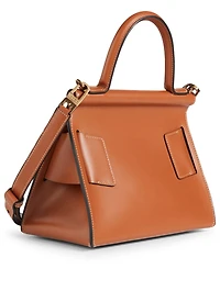 Karl 24 Leather Top Handle Bag