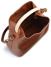 Medium Baozi Two-Tone Leather Bag