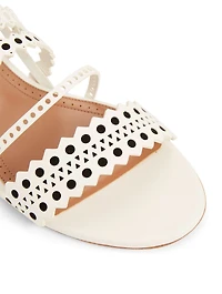 Lasercut Leather Sandals