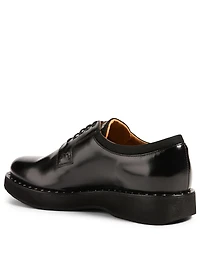 Brandy Leather Derby Shoes