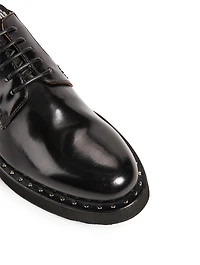 Brandy Leather Derby Shoes
