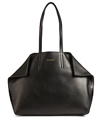 Butterfly Leather Tote Bag