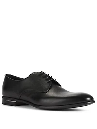 Saffiano Leather Derby Shoes