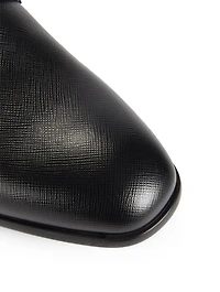 Saffiano Leather Derby Shoes