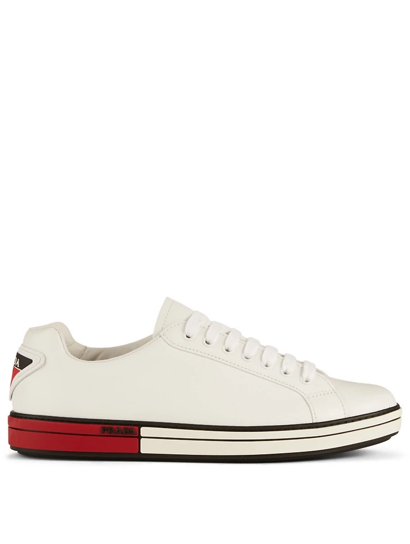 Leather Logo Sneakers