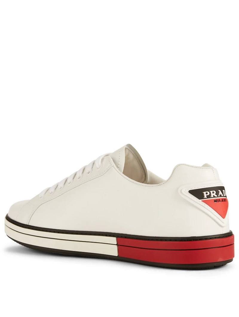 Leather Logo Sneakers