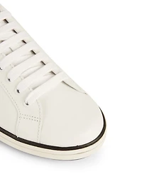 Leather Logo Sneakers