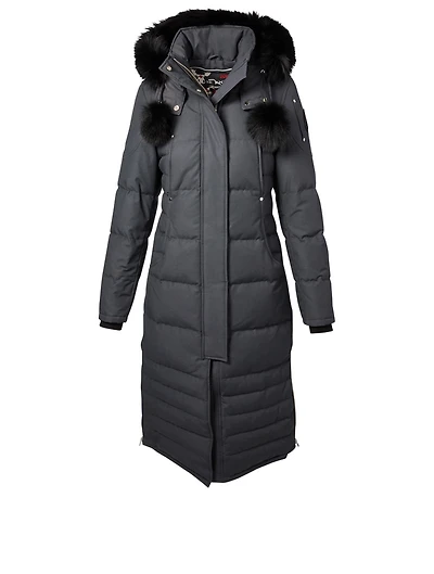 Saskatchewan Down Parka With Fur Trim