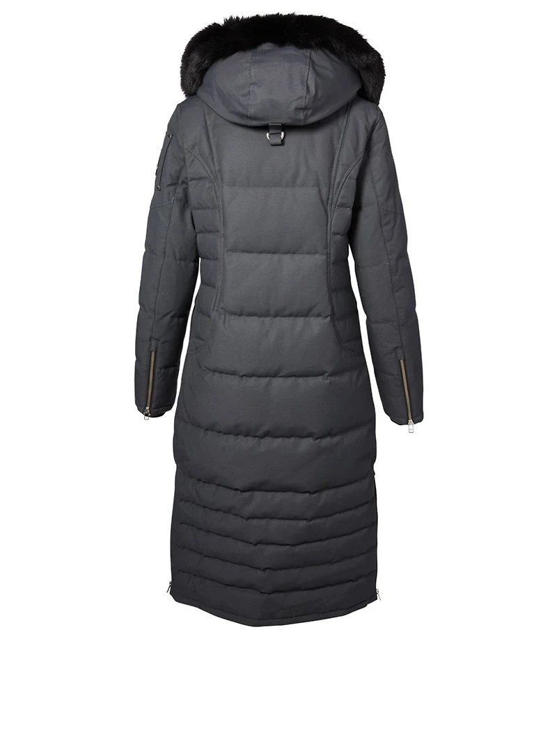 Saskatchewan Down Parka With Fur Trim