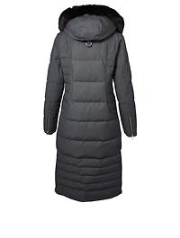 Saskatchewan Down Parka With Fur Trim