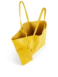 Leather Oversized Tote Bag