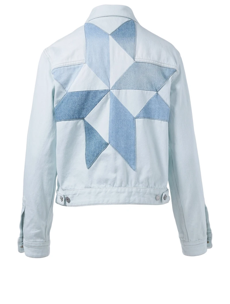 Lindya Patchwork Denim Jacket