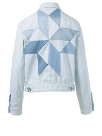 Lindya Patchwork Denim Jacket