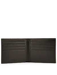 Two-Tone Leather Bifold Wallet