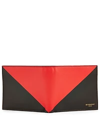Two-Tone Leather Bifold Wallet