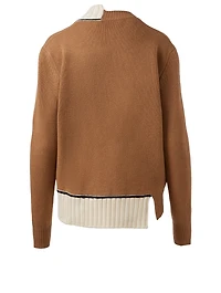 Wool Asymmetric Cardigan