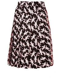 Dance Bunny Poplin Pleated Skirt