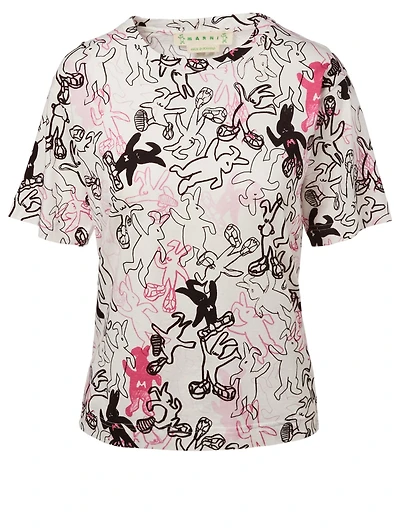 Dance Bunny Printed T-Shirt